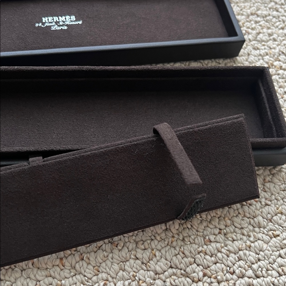 Hermes Bracelet /Jewelry orange box + case - Picture 7 of 11